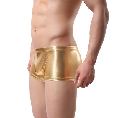 Patent leather boxer briefs