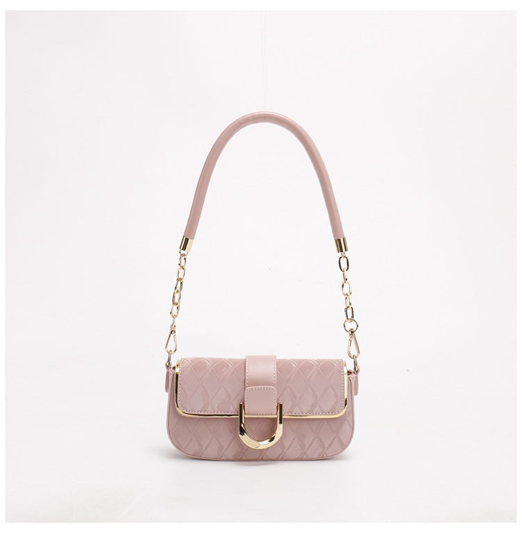 Chain Small Square Bag Shoulder Crossbody Underarm Bag