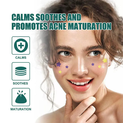 112pcs Pimple Patches Fade Face Spot Repair Star Shaped Pimp