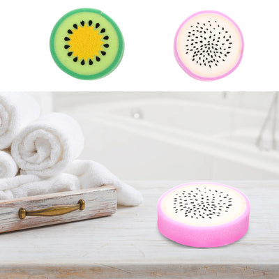 4 Pcs Fruit Bath Sponge Lovely Baby Shower Gel Head Kids Scrubbers Shaped Miss Childrens Bombs Bushing