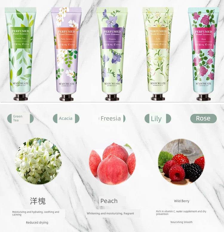 10 Pieces Moisturizing Skin Rejuvenation All Year Round Neutral Student Hand Cream