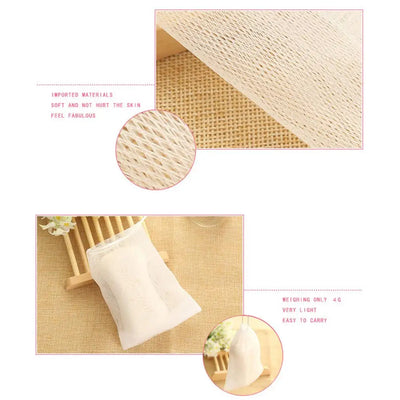 1PCS Hangable Soap Bags Bath Shower Gel Facial Cleanser Foaming Mesh Bags Body Soap Cleanser Bubble Net Bags Cleaning Tools