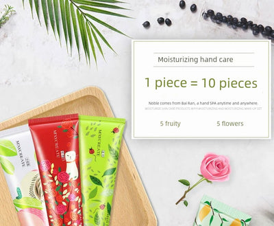 10 Pieces Moisturizing Skin Rejuvenation All Year Round Neutral Student Hand Cream