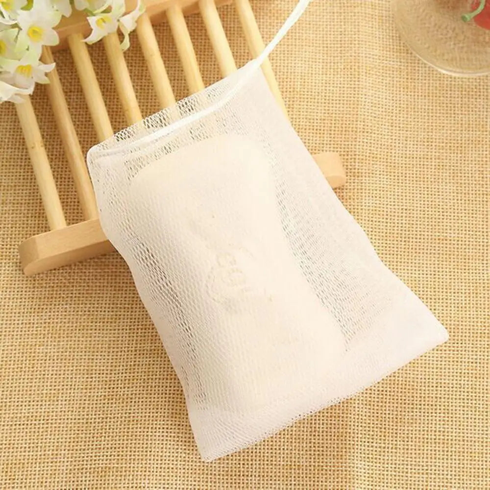 1PCS Hangable Soap Bags Bath Shower Gel Facial Cleanser Foaming Mesh Bags Body Soap Cleanser Bubble Net Bags Cleaning Tools