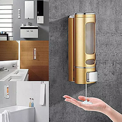 1/2/3 Heads Wall-mounted Soap Dispenser Bath Shampoo Shower Gel Liquid Soap Dispenser Soap Bottle Toilet Bathroom Accessories