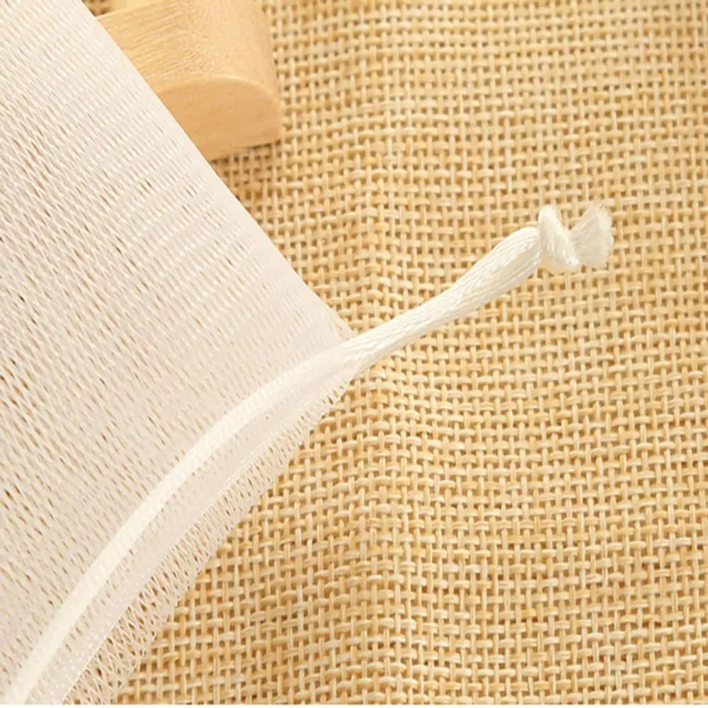 1PCS Hangable Soap Bags Bath Shower Gel Facial Cleanser Foaming Mesh Bags Body Soap Cleanser Bubble Net Bags Cleaning Tools