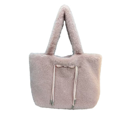 Handbag Fashion Fluffy Plush Bag