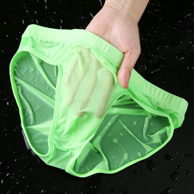 Ultra-Thin Ice Silk Translucent Underwear