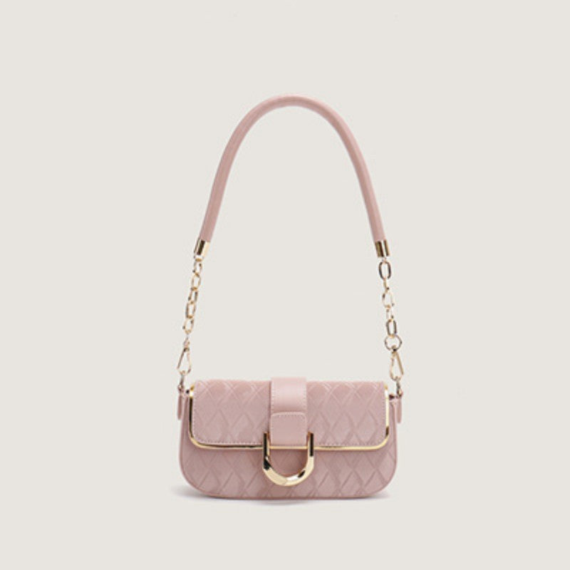 Chain Small Square Bag Shoulder Crossbody Underarm Bag