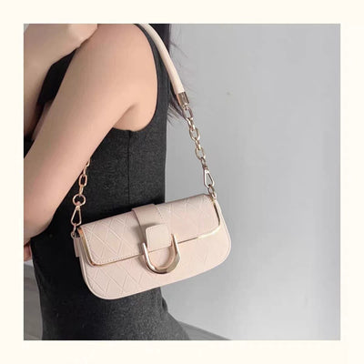 Chain Small Square Bag Shoulder Crossbody Underarm Bag